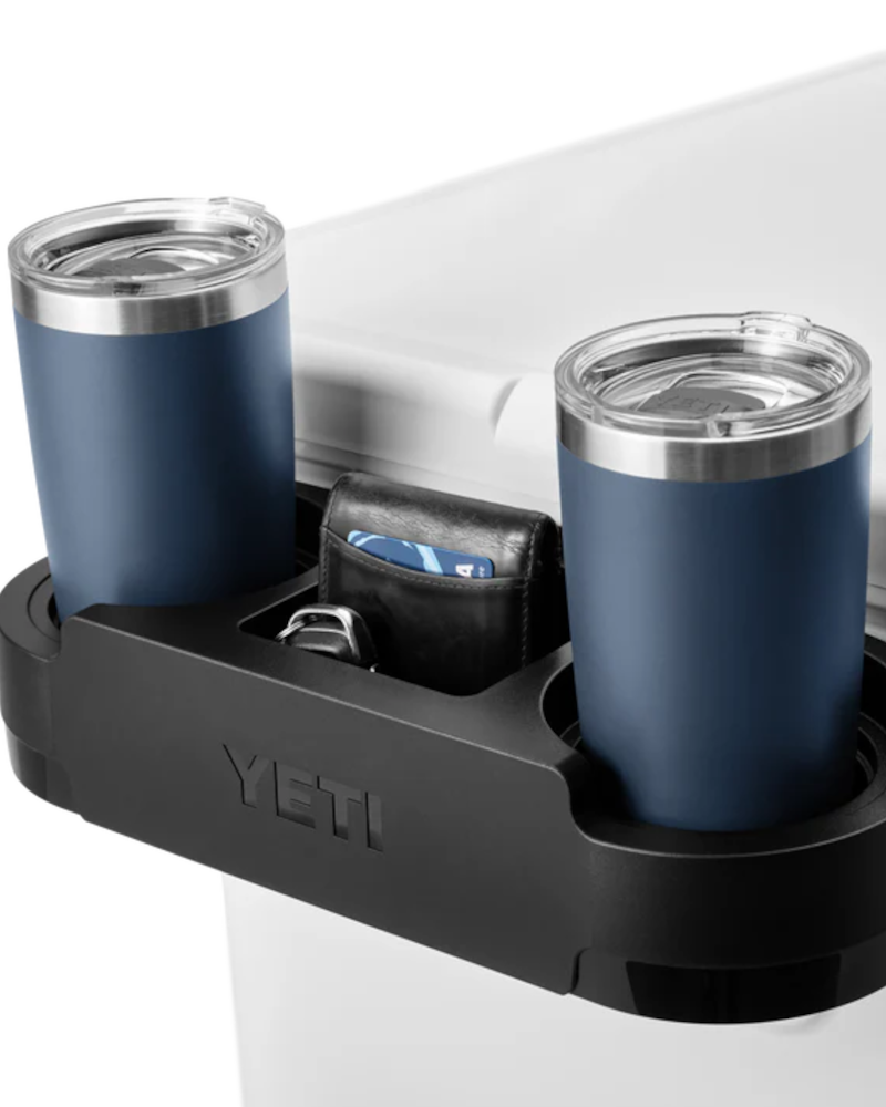 The Yeti Roadie 48/60 Wheeled Cooler Dual Cupholder in Black