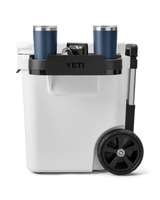 The Yeti Roadie 48/60 Wheeled Cooler Dual Cupholder in Black