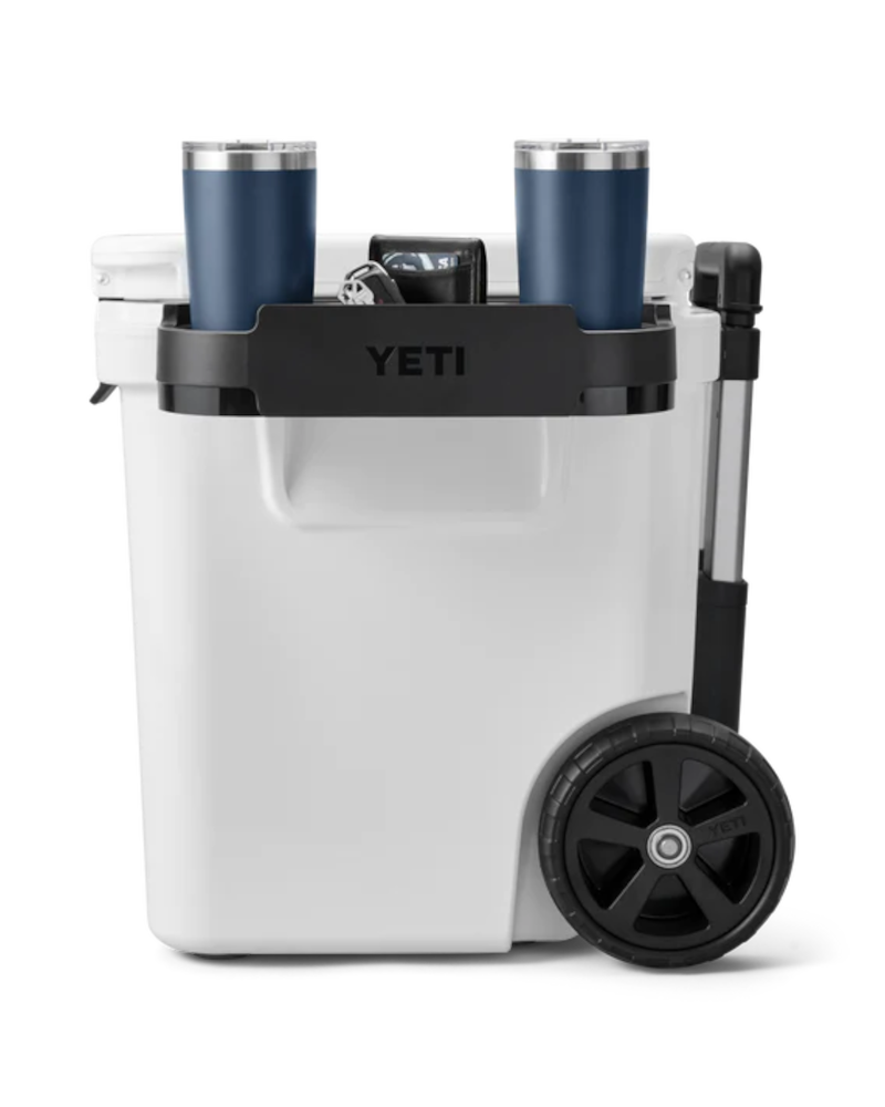 The Yeti Roadie 48/60 Wheeled Cooler Dual Cupholder in Black