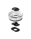 The Yeti Rambler Replacement Stronghold 30oz Travel Mug Lid in Clear