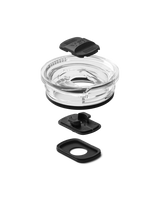 The Yeti Rambler Replacement Stronghold 30oz Travel Mug Lid in Clear