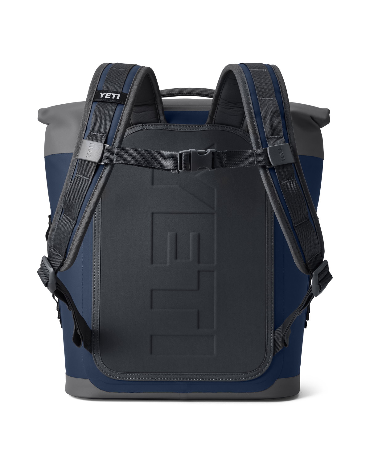 The Yeti Hopper M12 Soft Backpack Cooler in Navy