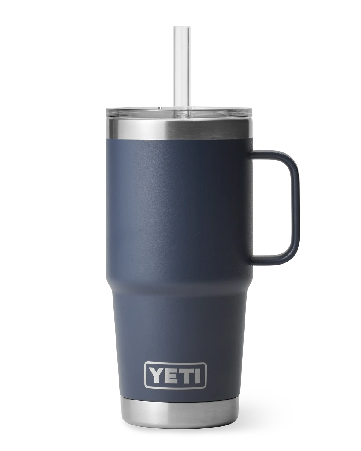 The Yeti Rambler 25oz Straw Mug in Navy