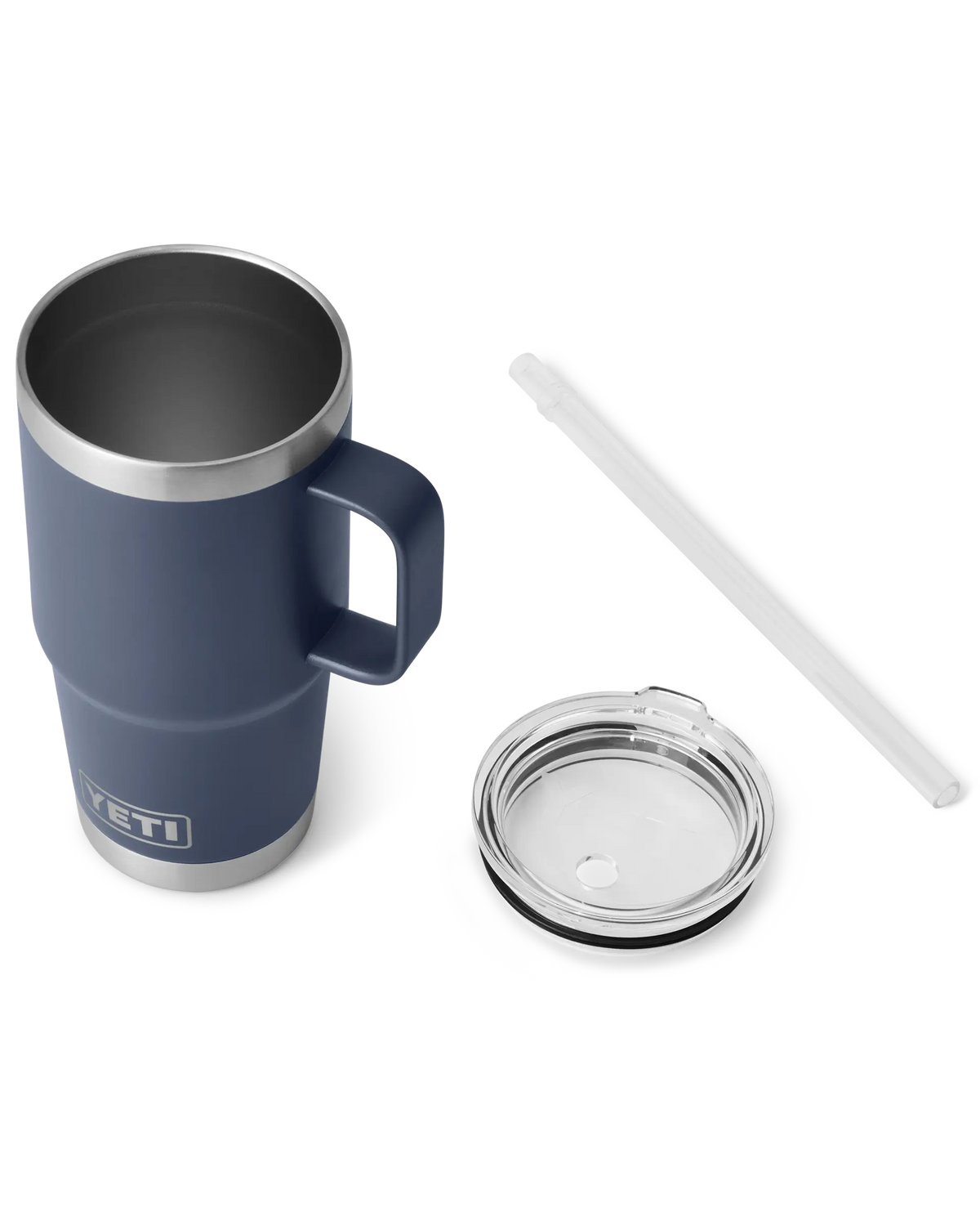 The Yeti Rambler 25oz Straw Mug in Navy