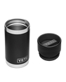 The Yeti Rambler 12oz Bottle With Hotshot Cap 2.0 in Black
