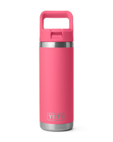 Rambler 18oz Straw Bottle in Tropical Pink