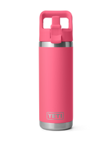 Rambler 18oz Straw Bottle in Tropical Pink