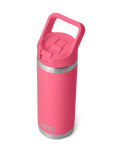 Rambler 18oz Straw Bottle in Tropical Pink