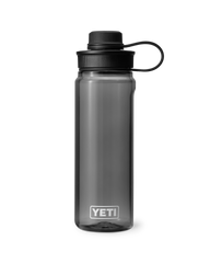 The Yeti Yonder 750ml Water Bottle with Tether Cap in Charcoal