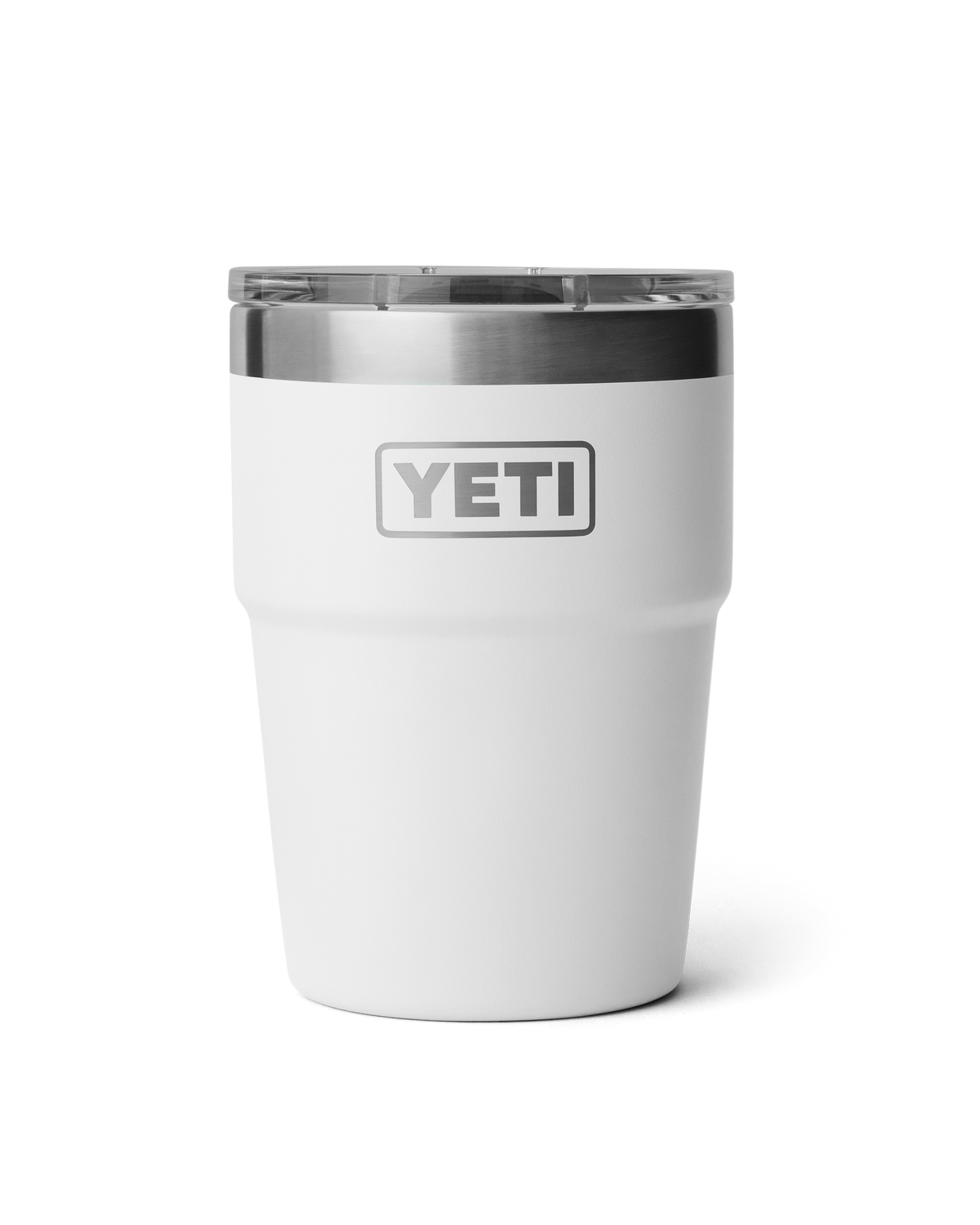 Rambler 16oz Stackable Cup in White