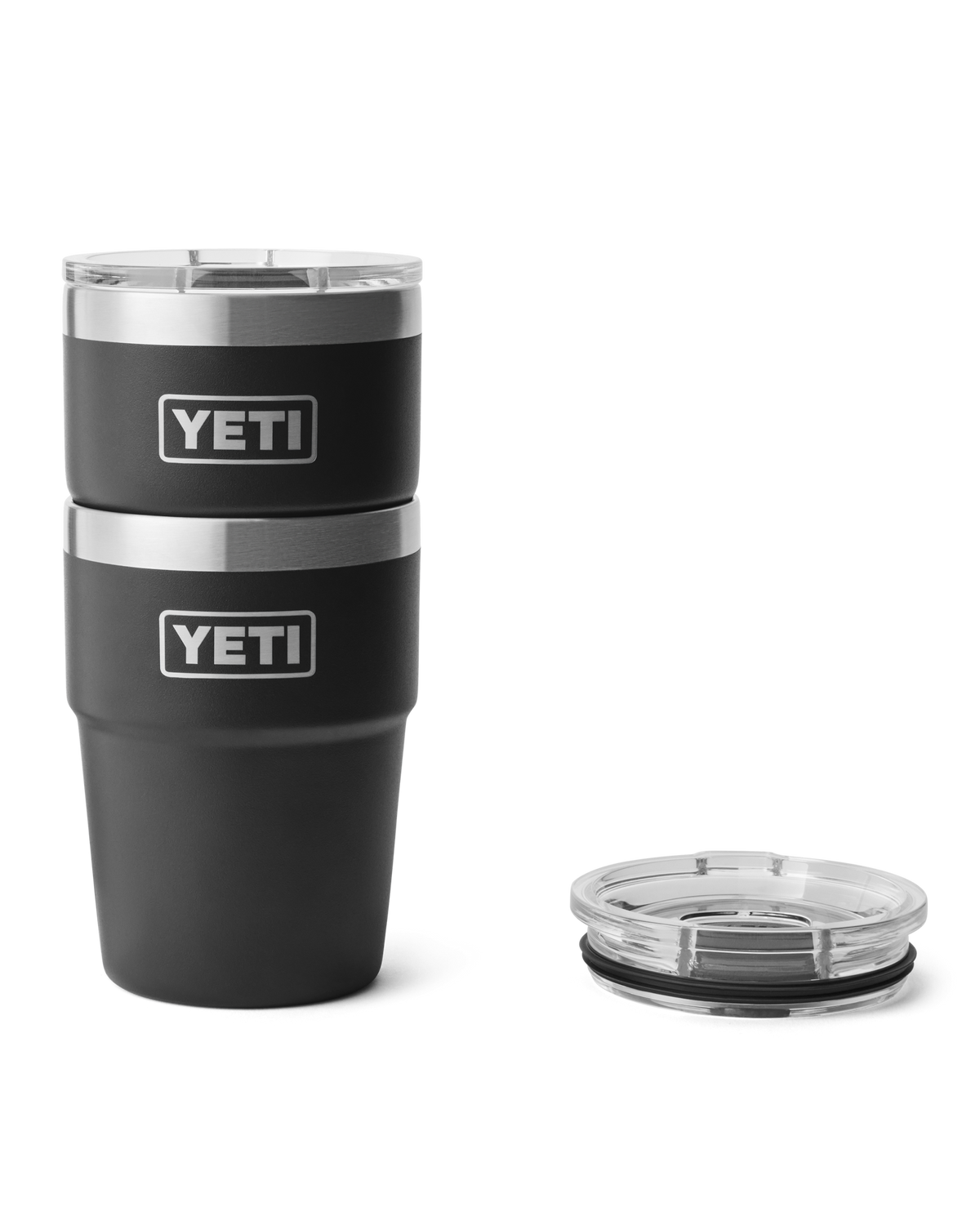 The Yeti Rambler 16oz Stackable Cup in Black
