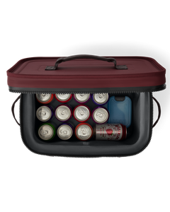 Hopper Flip 18 Soft Cooler in Wild Vine Red