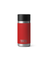 The Yeti Rambler 12oz Bottle With Hotshot Cap 2.0 in Rescue Red