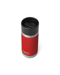 The Yeti Rambler 12oz Bottle With Hotshot Cap 2.0 in Rescue Red