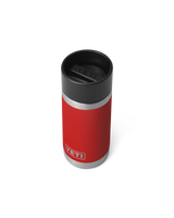 The Yeti Rambler 12oz Bottle With Hotshot Cap 2.0 in Rescue Red