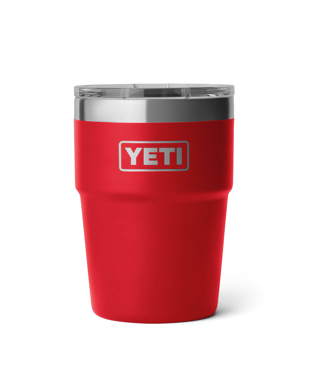 Rambler 16oz Stackable Cup in Rescue Red