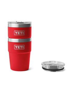 Rambler 16oz Stackable Cup in Rescue Red