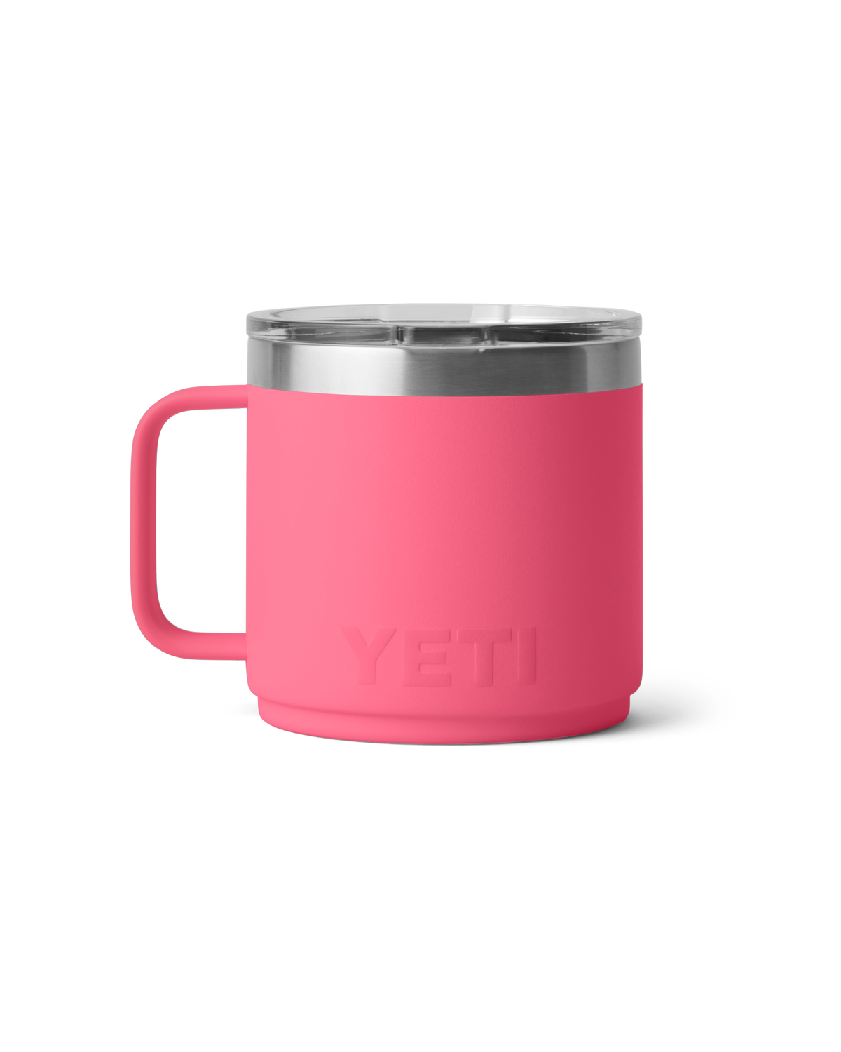 The Yeti Rambler 14oz Mug 2.0 in Tropical Pink
