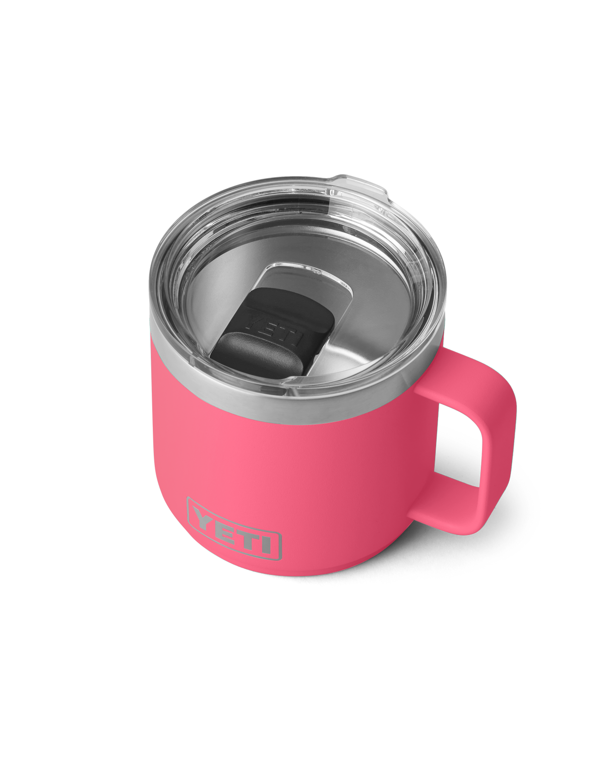 The Yeti Rambler 14oz Mug 2.0 in Tropical Pink