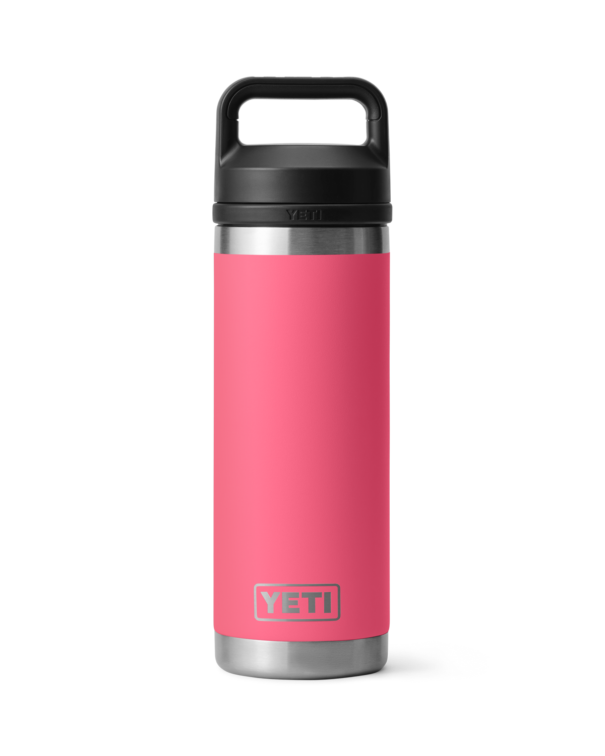 The Yeti Rambler 18oz Bottle with Chug Cap in Tropical Pink