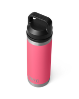 The Yeti Rambler 18oz Bottle with Chug Cap in Tropical Pink