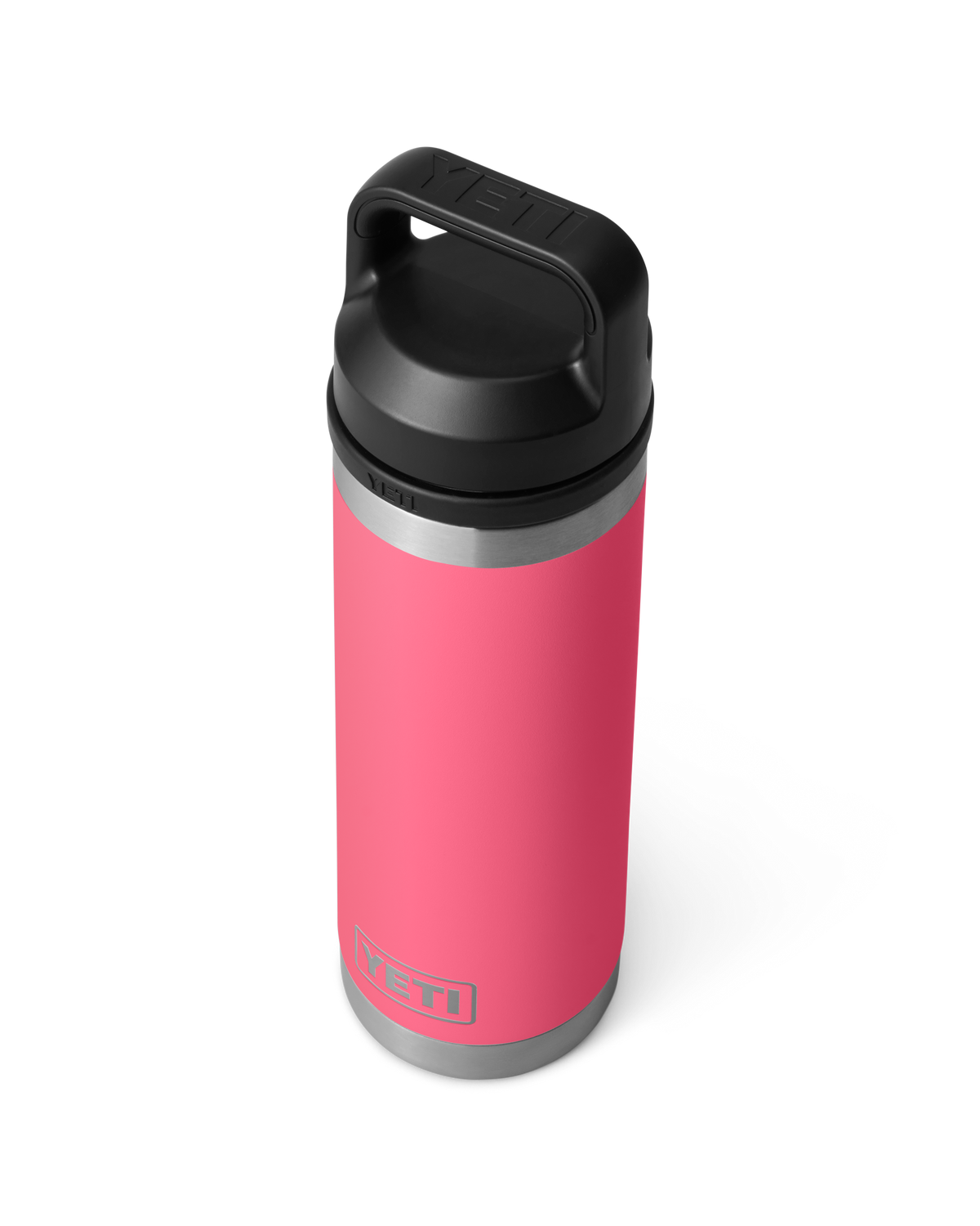 The Yeti Rambler 18oz Bottle with Chug Cap in Tropical Pink