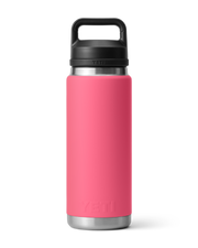 The Yeti Rambler 26oz Bottle with Chug Cap in Tropical Pink