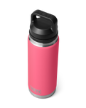 The Yeti Rambler 26oz Bottle with Chug Cap in Tropical Pink