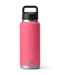 The Yeti Rambler 36oz Bottle with Chug Cap in Tropical Pink