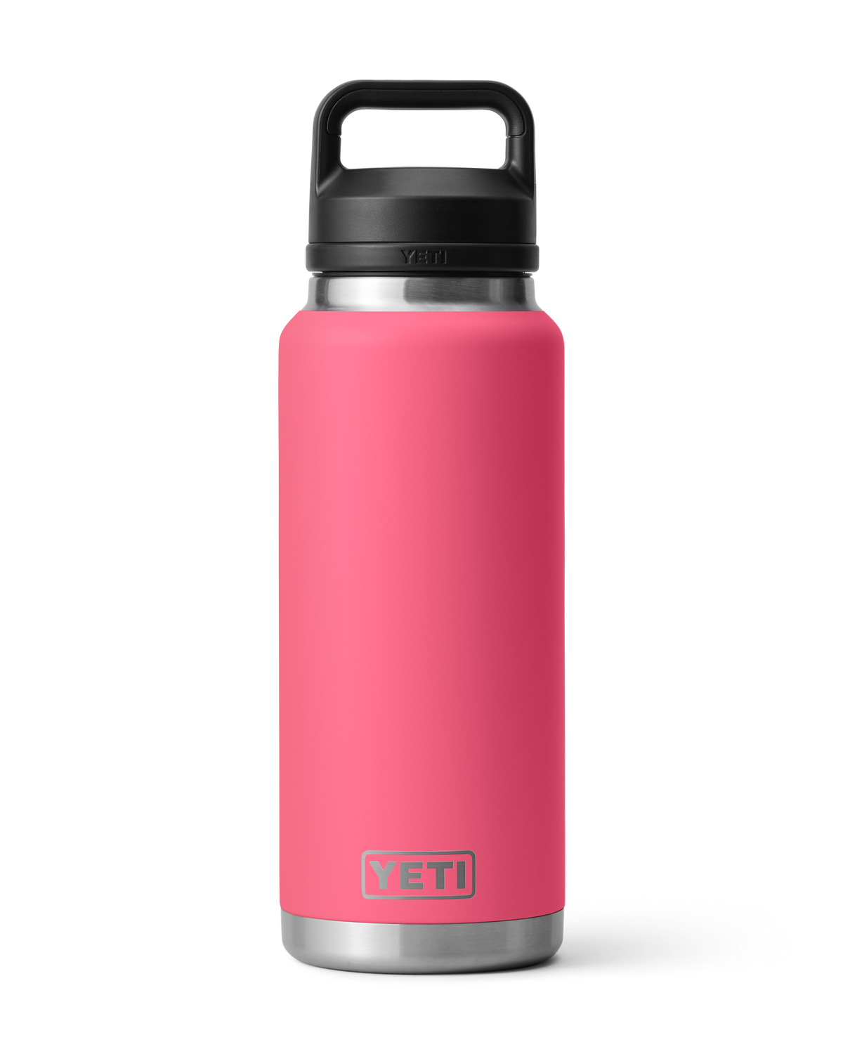 The Yeti Rambler 36oz Bottle with Chug Cap in Tropical Pink
