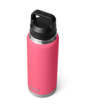 The Yeti Rambler 36oz Bottle with Chug Cap in Tropical Pink