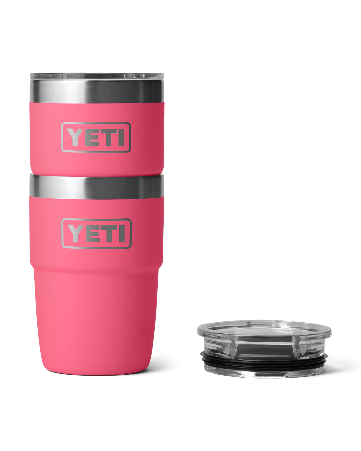 The Yeti Rambler 8oz Stackable Tumbler in Tropical Pink