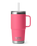 The Yeti Rambler 25oz Straw Mug in Tropical Pink