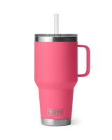 The Yeti Rambler 35oz Straw Mug in Tropical Pink