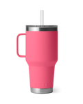 The Yeti Rambler 35oz Straw Mug in Tropical Pink