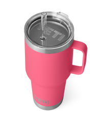 The Yeti Rambler 35oz Straw Mug in Tropical Pink