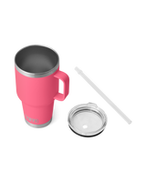 The Yeti Rambler 35oz Straw Mug in Tropical Pink