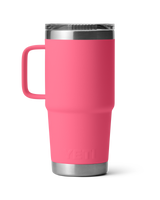 The Yeti Rambler 20oz Travel Mug in Tropical Pink