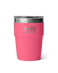 The Yeti Rambler 16oz Stackable Cup V2 in Tropical Pink