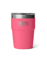 The Yeti Rambler 16oz Stackable Cup V2 in Tropical Pink