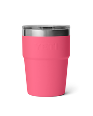 The Yeti Rambler 16oz Stackable Cup V2 in Tropical Pink
