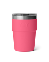 The Yeti Rambler 16oz Stackable Cup V2 in Tropical Pink