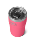 The Yeti Rambler 16oz Stackable Cup V2 in Tropical Pink