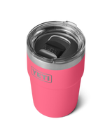The Yeti Rambler 16oz Stackable Cup V2 in Tropical Pink