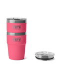 The Yeti Rambler 16oz Stackable Cup V2 in Tropical Pink