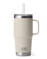 Rambler 25oz Straw Mug in Cape Taupe