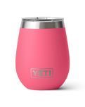 The Yeti Rambler 10oz Wine Tumbler in Tropical Pink