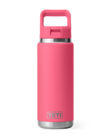The Yeti Rambler 26oz Bottle with Straw Cap in Tropical Pink