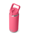 The Yeti Rambler 26oz Bottle with Straw Cap in Tropical Pink