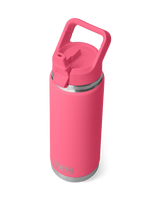 The Yeti Rambler 26oz Bottle with Straw Cap in Tropical Pink